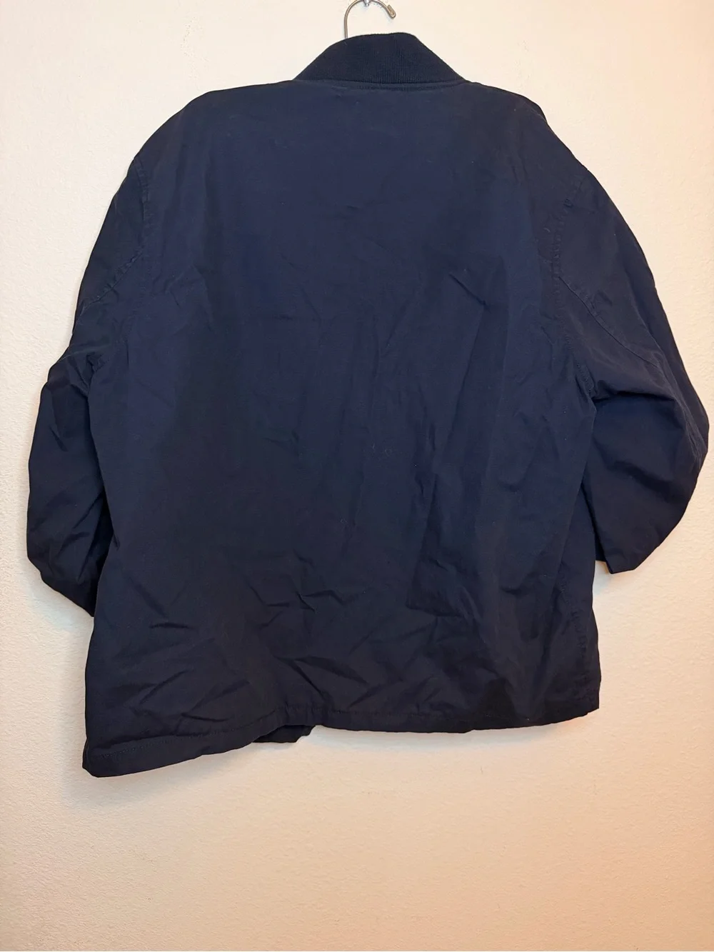 J.Crew NX-631 Navy Cotton Bomber Jacket Men's Military General Issue Medium